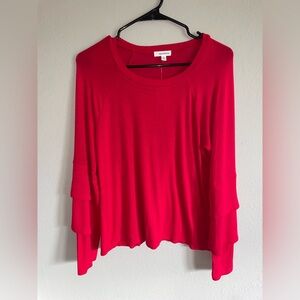 Eyeshadow NWT red shirt long sleeve Medium